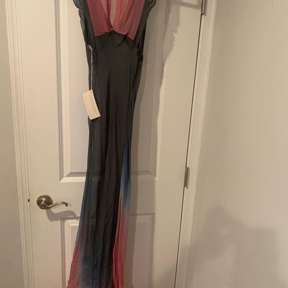 Chiffon slip gown